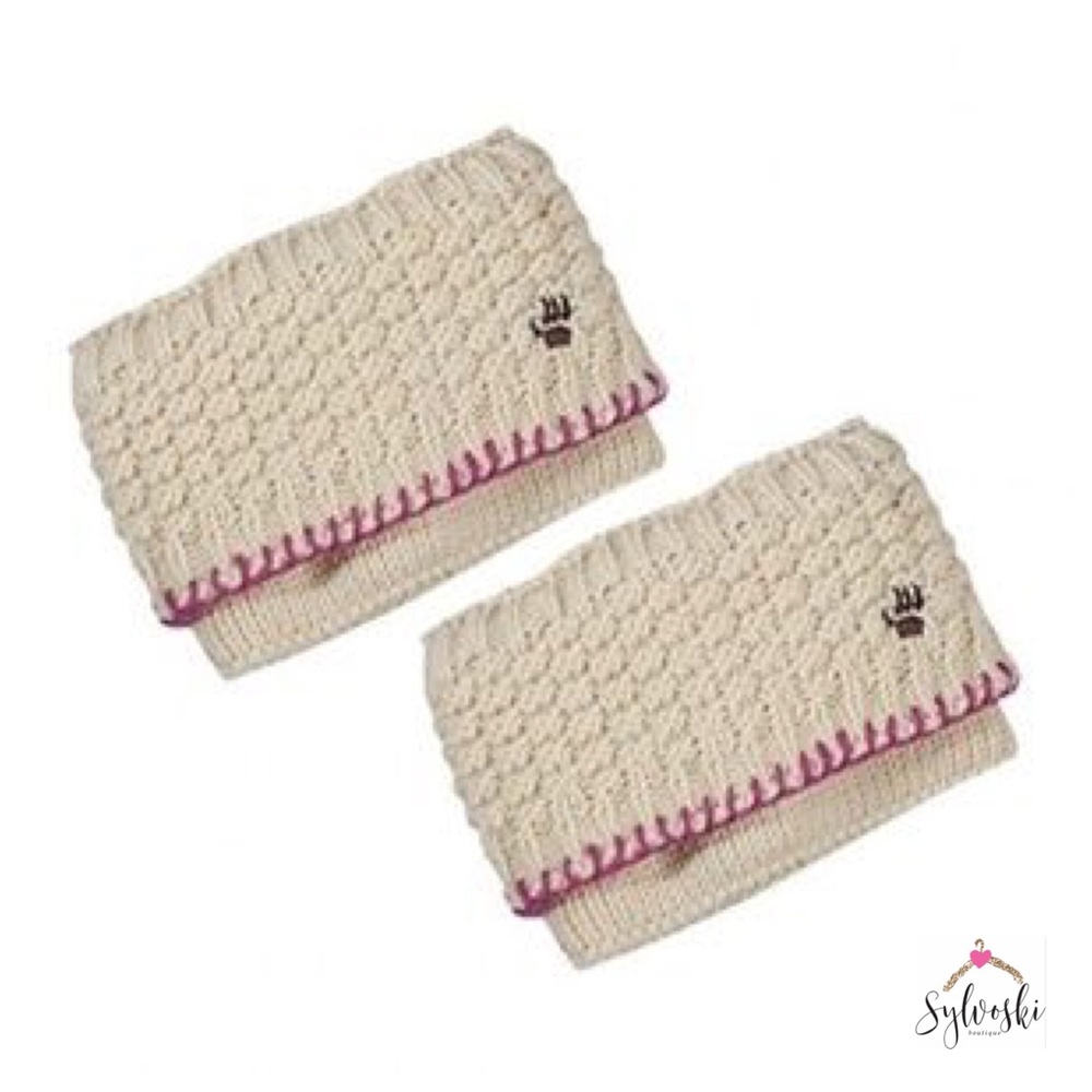 🆕BEARPAW KNITTED CUFF SOCKS - Picture 1 of 5